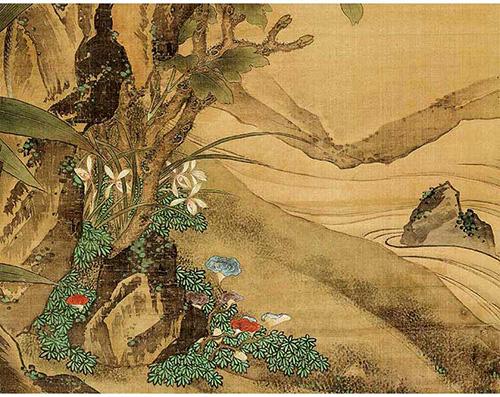 Flower & Birds (by Hu Mei) 胡湄花鸟画