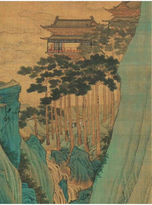 Painting: Mountains & Characters 仇英山水图